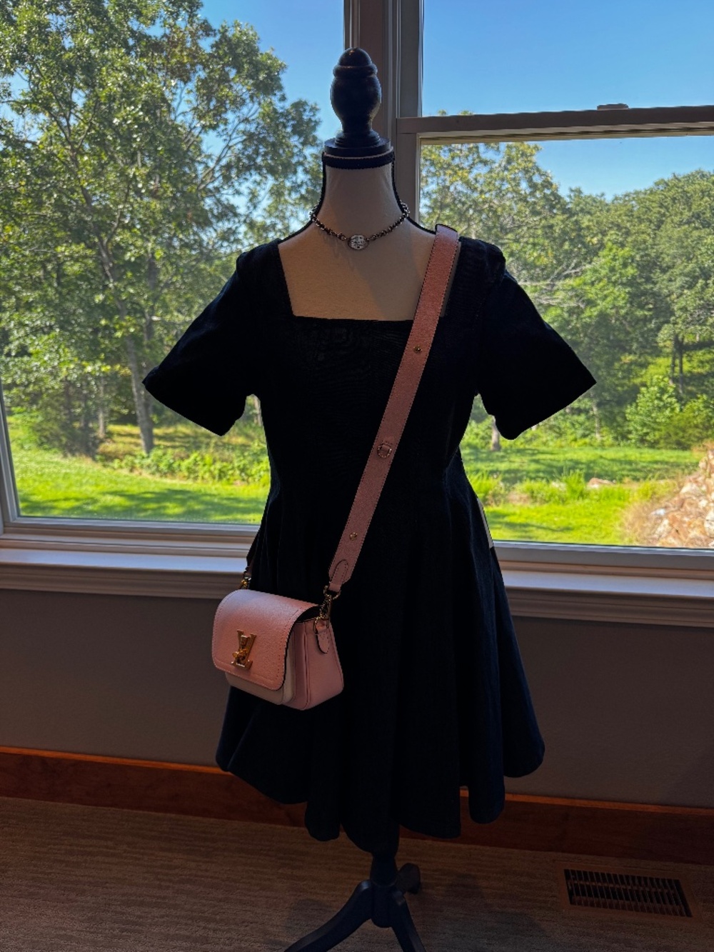 Anthropologie  Denim Swing Dress size S